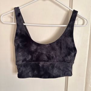 Lululemon Reversible align sports bra diamond dye pitch grey